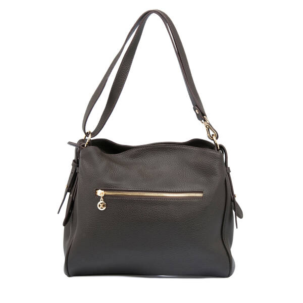 Kahverengi Deri Kadın Omuz Çantası - S25K1BC79450-A42 - 3