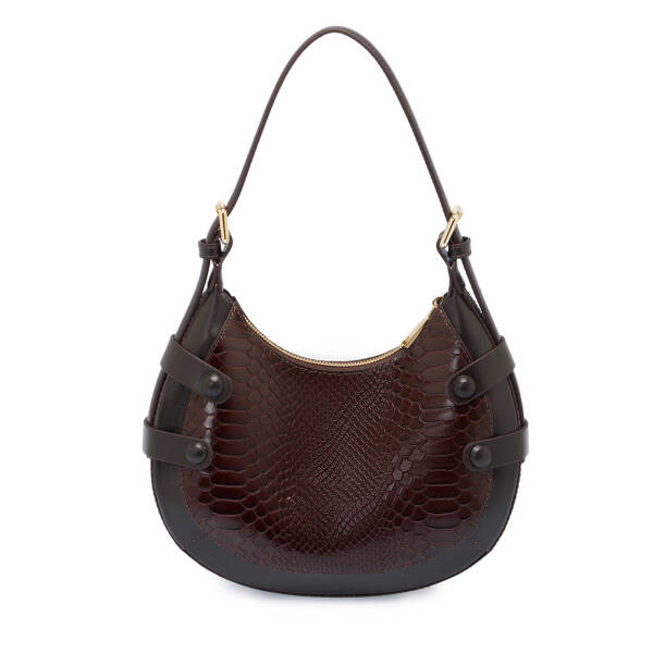 Kahverengi Deri Kadın Omuz Çantası - S25Y1BC80352-Z33 - 3