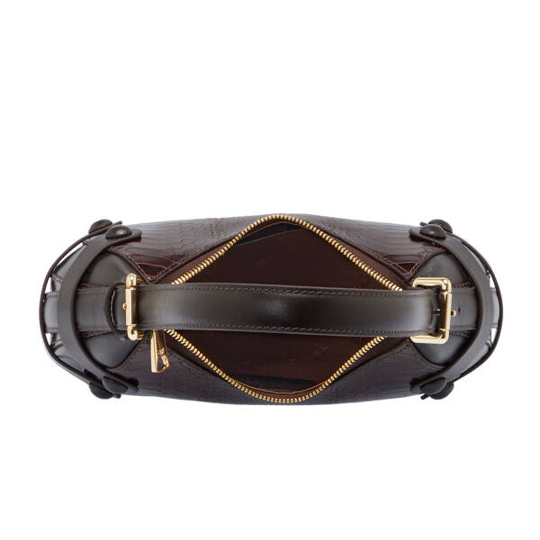 Kahverengi Deri Kadın Omuz Çantası - S25Y1BC80352-Z33 - 4