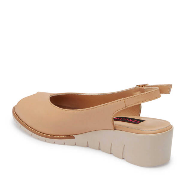 Kahverengi Hakiki Deri Kadın Sandalet - K24Y1SN67288-S2S - 3