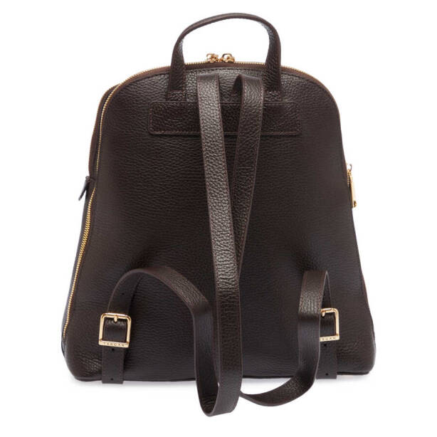 Kahverengi Hakiki Deri Kadın Sırt Çantası - S1SR00079802-A42 - 3