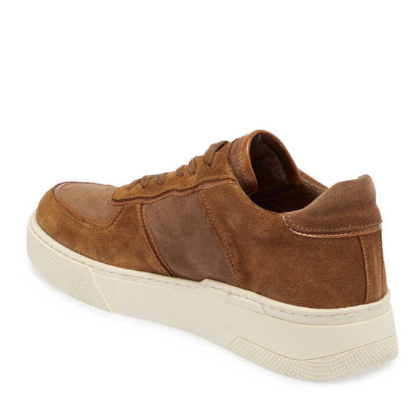 Kahverengi Deri Kadın Sneaker - K23S1AY66903-T86 - 2