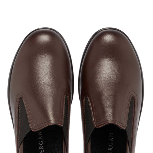 Kahverengi Hakiki Deri Kadın Sneaker - K24S1AY67529-A24 - 5