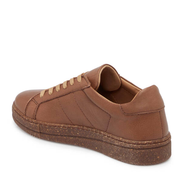 Kahverengi Deri Kadın Sneaker - K25S1AY68206-K68 - 2