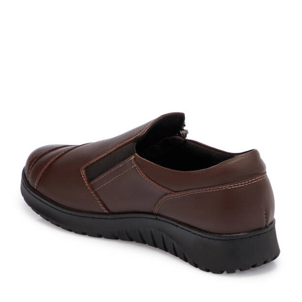 Kahverengi Hakiki Deri Kadın Sneaker - K25S1AY68349-A24 - 2