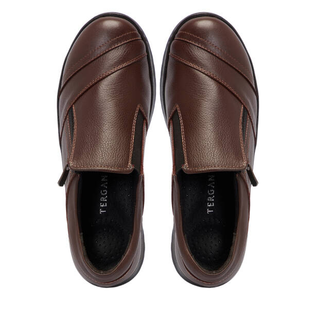 Kahverengi Hakiki Deri Kadın Sneaker - K25S1AY68349-A24 - 5