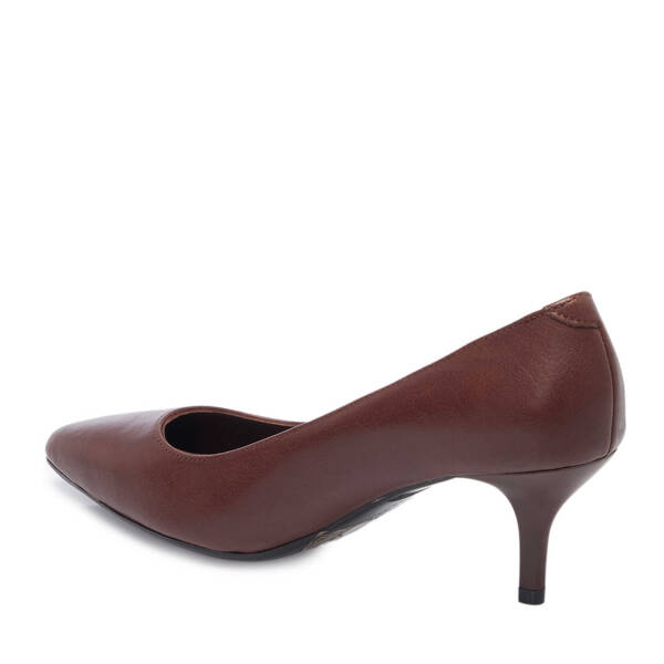 Kahverengi Deri Kadın Stiletto - K24S1AY67736-A24 - 2