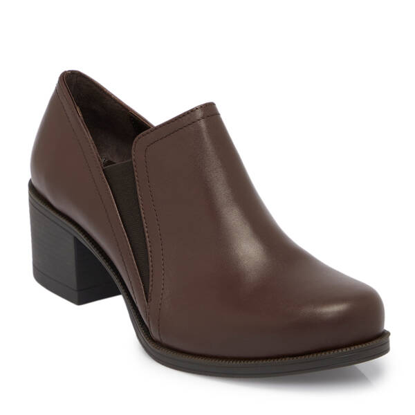 Kahverengi Deri Kadın Topuklu Ayakkabı - K25S1AY68286-A24 - 1