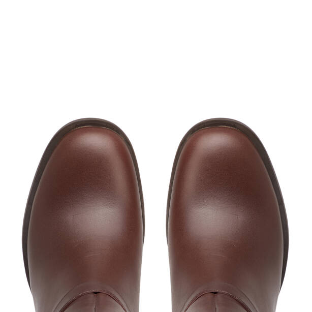 Kahverengi Deri-Tekstil Kadın Çizme - K26K1CM68766-A24 - 5