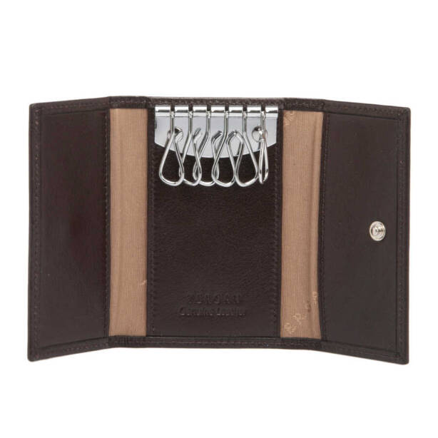Kahverengi Deri Unisex Anahtarlık - S1AN00000057-B07 - 2