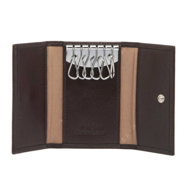 Kahverengi Deri Unisex Anahtarlık - S1AN00000057-B07 - 2