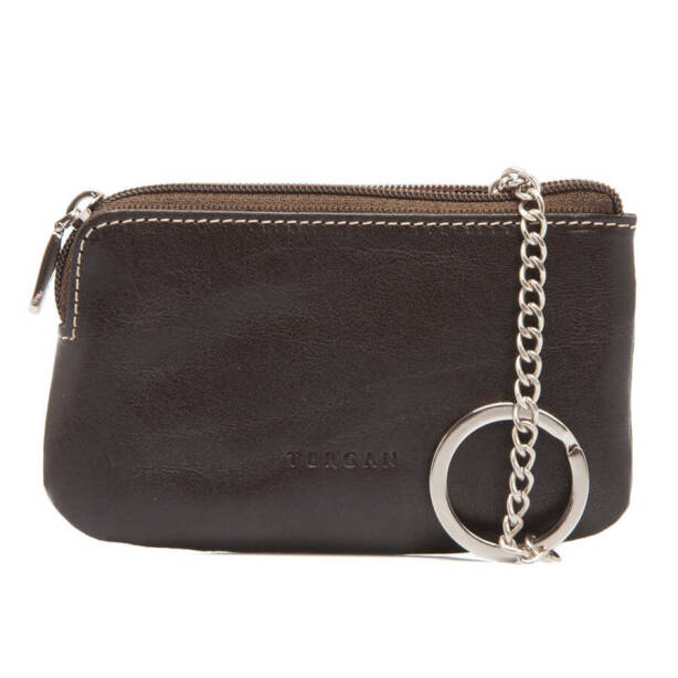 Kahverengi Deri Unisex Anahtarlık - S1AN00000063-A98 - 1