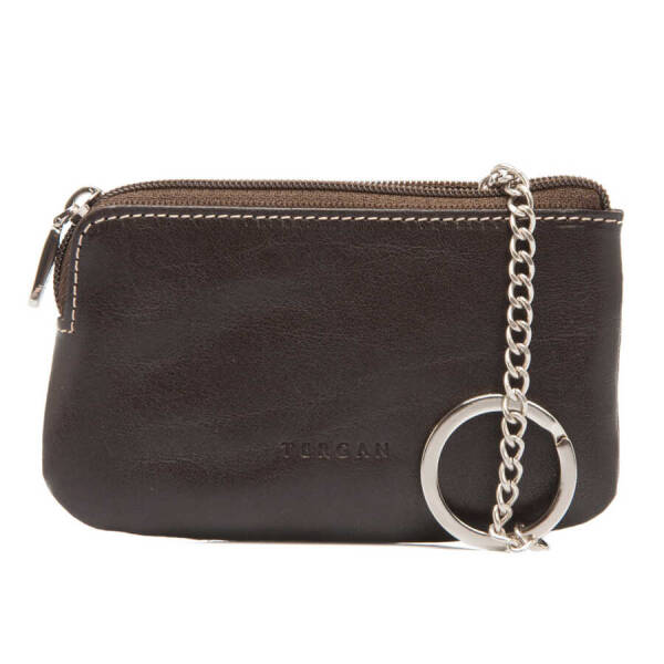 Kahverengi Deri Unisex Anahtarlık - S1AN00000063-A98 - 1