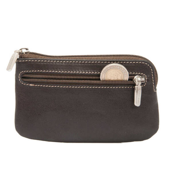 Kahverengi Deri Unisex Anahtarlık - S1AN00000063-A98 - 2