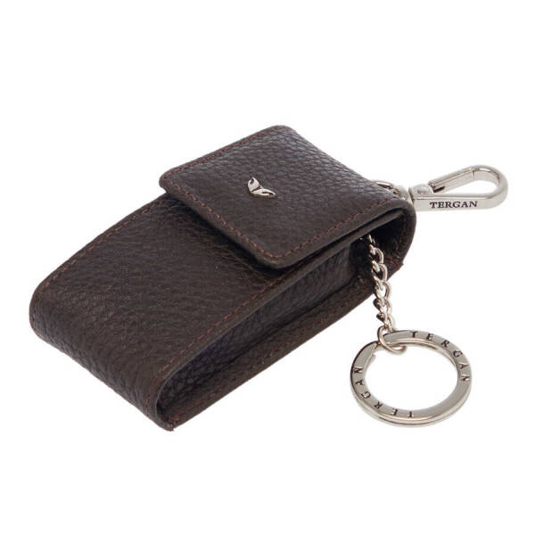 Kahverengi Deri Unisex Anahtarlık - S1AN00000095-A42 - 1