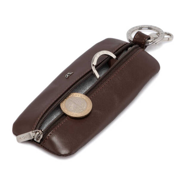 Kahverengi Deri Unisex Anahtarlık - S1AN00000192-B07 - Tergan