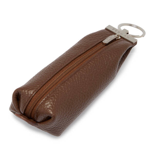 Kahverengi Deri Unisex Anahtarlık - S1AN00000193-S8G - 1