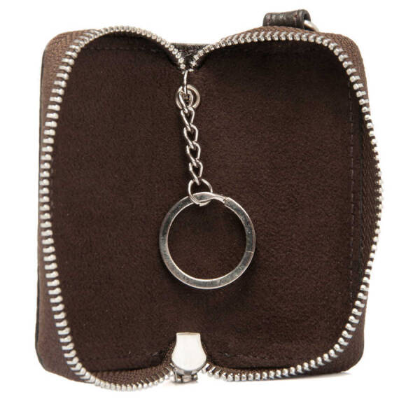 Kahverengi Deri Unisex Anahtarlık - S1AN00000257-A42 - 2