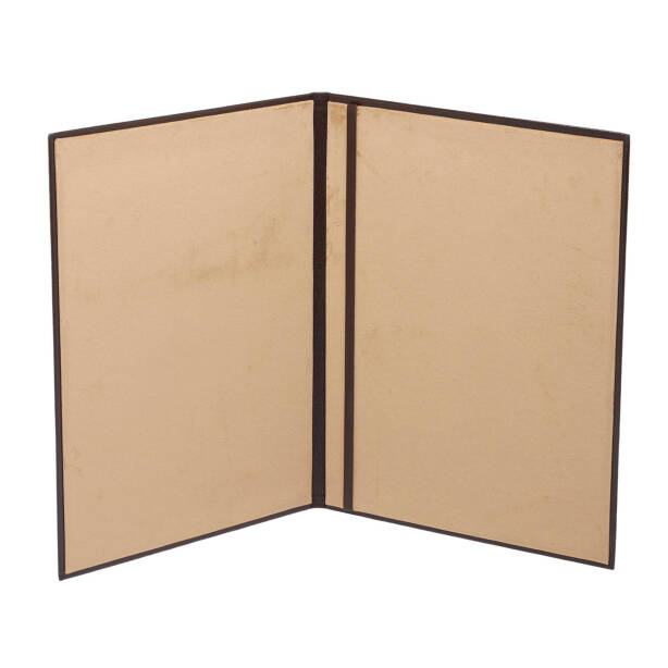 Kahverengi Deri Unisex Bloknot - S1BN00012104-B07 - Tergan