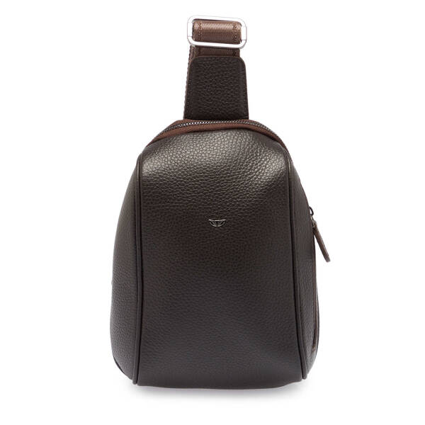 Kahverengi Deri Unisex Çapraz Askılı Çanta - S1AC00021511-A42 - 1