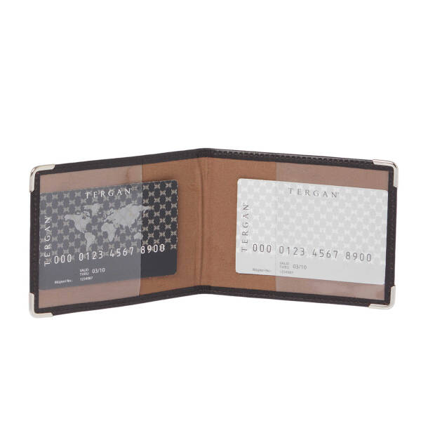 Kahverengi Deri Unisex Kimlik Kabı - S1KI00001446-B07 - 2
