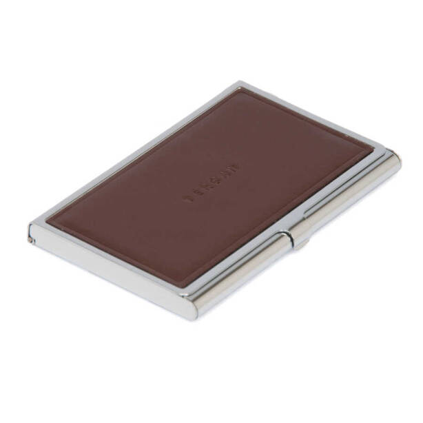 Kahverengi Deri Unisex Kredi Kartlık - S1KK00000195-B07 