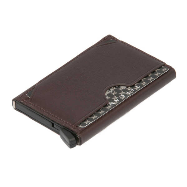 Kahverengi Hakiki Deri Unisex Kredi Kartlık - S1KK00000260-B07 - 5