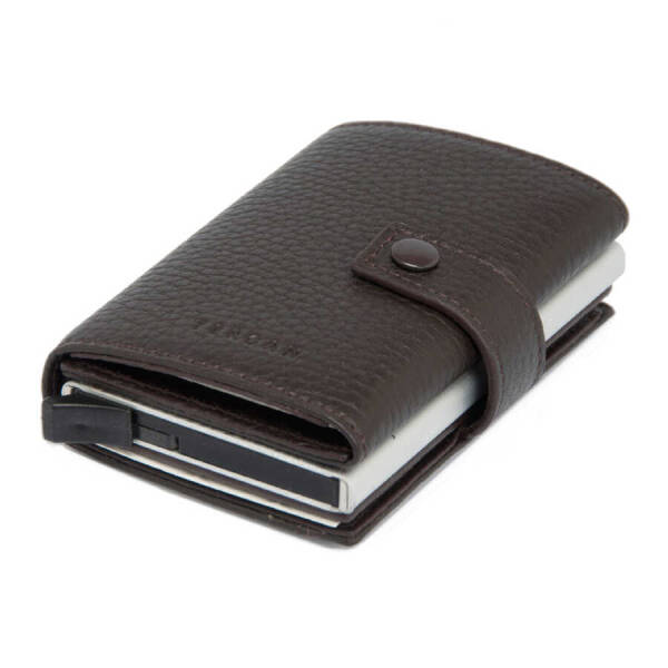 Kahverengi Hakiki Deri Unisex Kredi Kartlık - S1KK00000263-A42 - 1