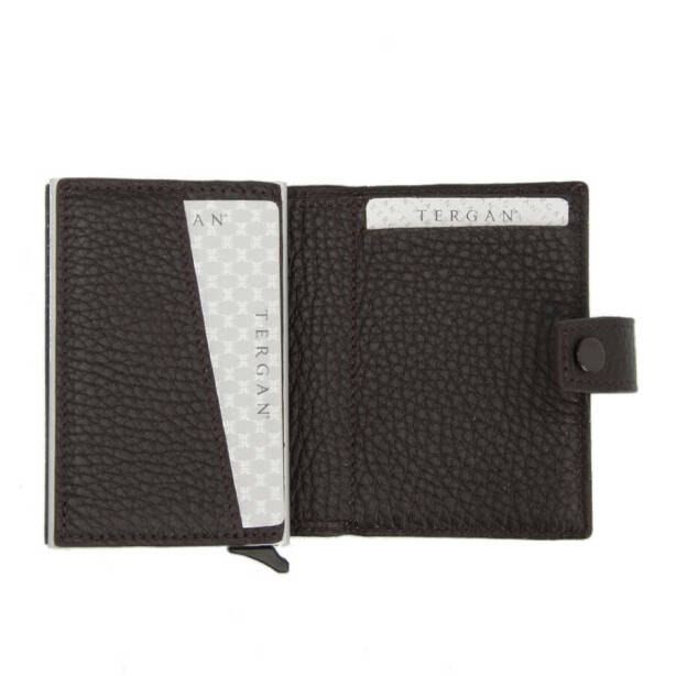 Kahverengi Hakiki Deri Unisex Kredi Kartlık - S1KK00000263-A42 - 2
