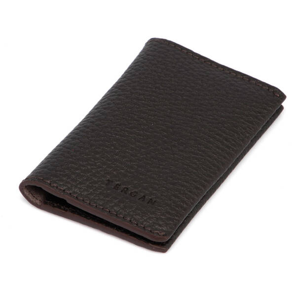 Kahverengi Deri Unisex Kredi Kartlık - S1KK00000266-A42 