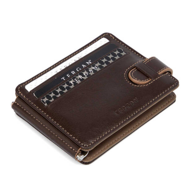 Kahverengi Hakiki Deri Unisex Kredi Kartlık - S1KK00001637-A8K - 1