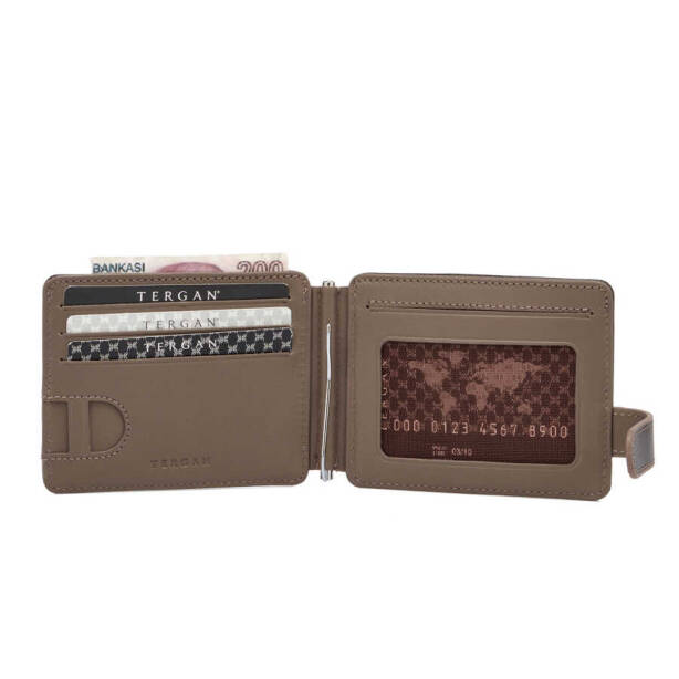 Kahverengi Hakiki Deri Unisex Kredi Kartlık - S1KK00001637-A8K - 2