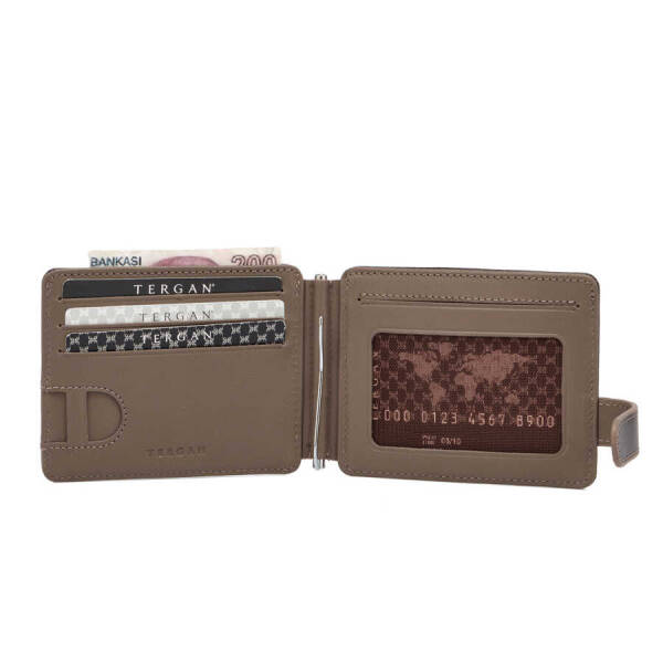 Kahverengi Hakiki Deri Unisex Kredi Kartlık - S1KK00001637-A8K - 2