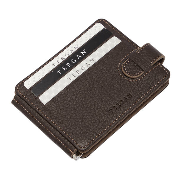 Kahverengi Hakiki Deri Unisex Kredi Kartlık - S1KK00001637-H8P 