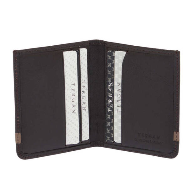 Kahverengi Deri Unisex Kredi Kartlık - S1KK00001663-A8K - 2