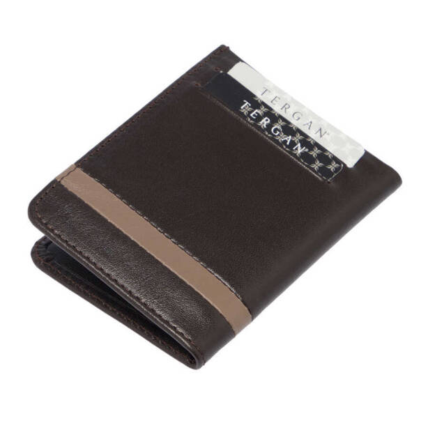 Kahverengi Deri Unisex Kredi Kartlık - S1KK00001663-A8K - 3