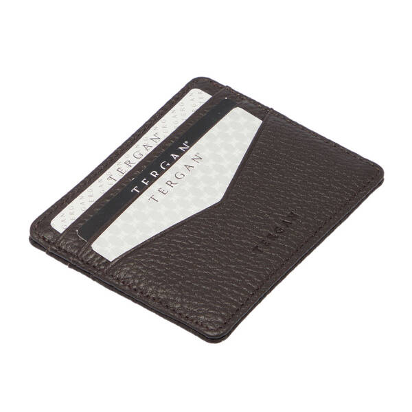 Kahverengi Deri Unisex Kredi Kartlık - S1KK00001665-T0Y - 1