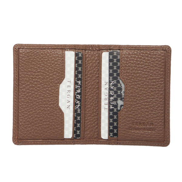 Kahverengi Deri Unisex Kredi Kartlık - S1KK00001666-S8G - 2