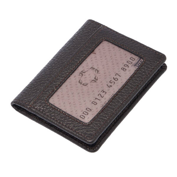 Kahverengi Deri Unisex Kredi Kartlık - S1KK00001666-T0Y - 1
