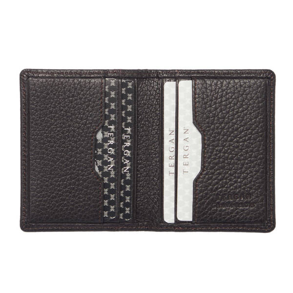 Kahverengi Deri Unisex Kredi Kartlık - S1KK00001666-T0Y - 2