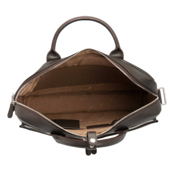 Kahverengi Deri Unisex Laptop Çantası - S1LC00002897-A42 - 4