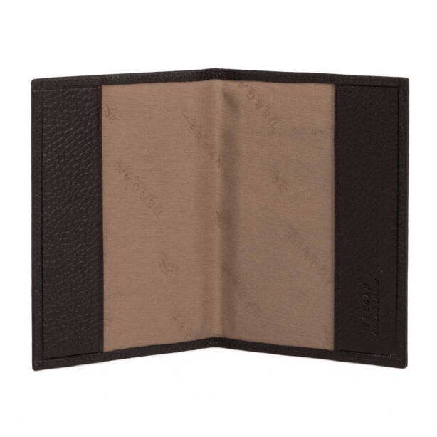 Kahverengi Hakiki Deri Unisex Pasaportluk - S1PS00001200-A42 - Tergan