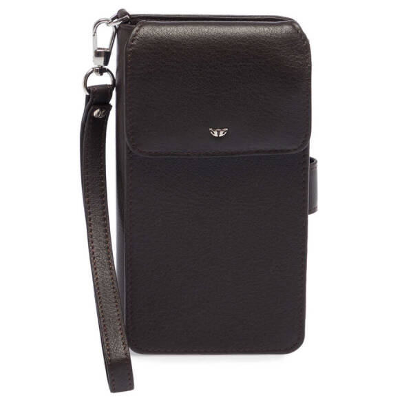 Kahverengi Deri Unisex Portföy Çantası - S1PC00001655-A87 - 1