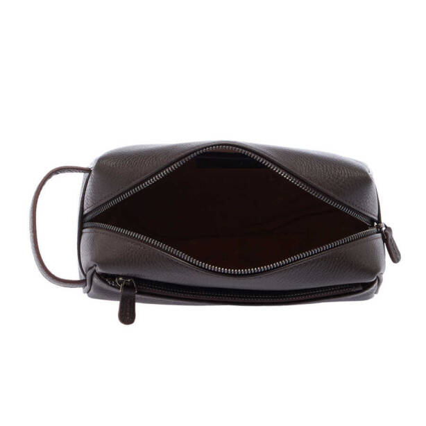 Kahverengi Hakiki Deri Unisex Portföy Çantası - S1PC00021496-A42 - Tergan