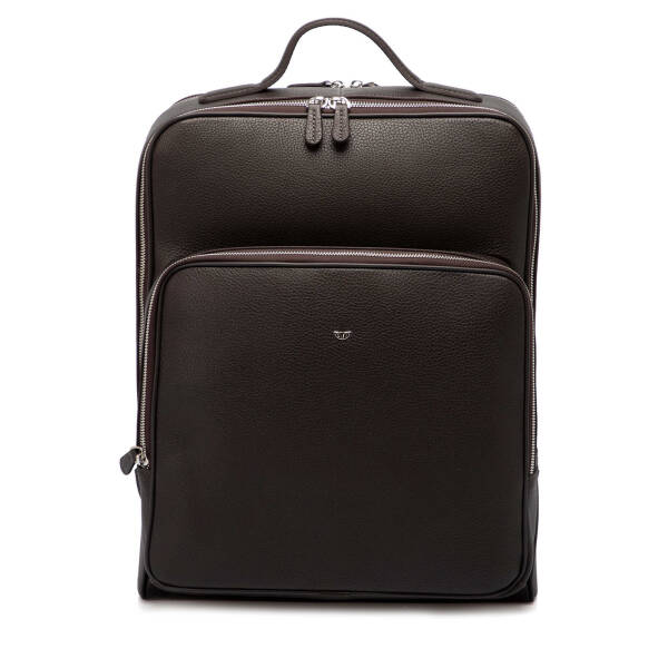 Kahverengi Deri Unisex Sırt Çantası - S1SR00021454-A42 - 1