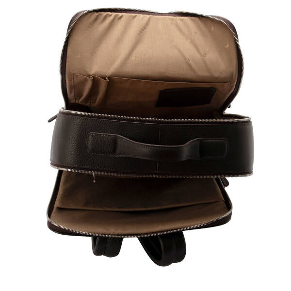 Kahverengi Deri Unisex Sırt Çantası - S1SR00021454-A42 - 4