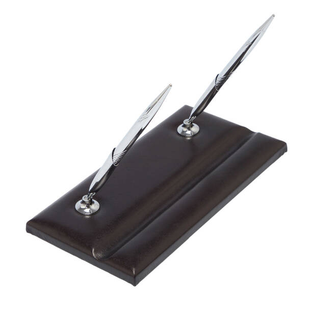 Kahverengi Deri Unisex Sümen Takımı - S1SU00004754-A98 - 5