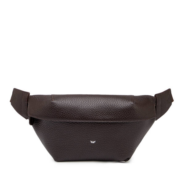 Kahverengi Hakiki Deri Erkek Bel Çantası - S1BL00021549-V6N - 1