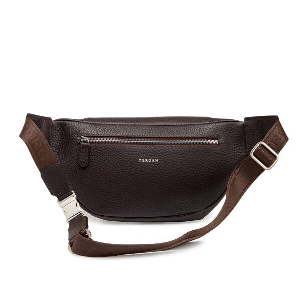 Kahverengi Hakiki Deri Erkek Bel Çantası - S1BL00021549-V6N - 3