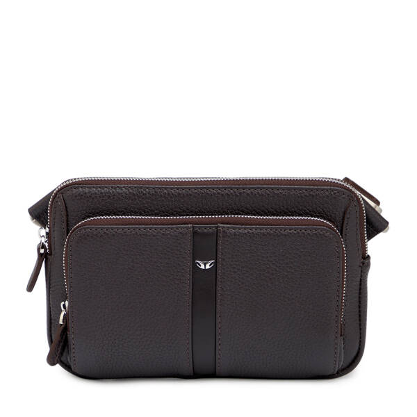 Kahverengi Hakiki Deri Erkek Bel Çantası - S1BL00021559-A42 - 1